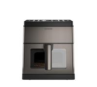 Aiwa Freidora de aire KUMADAI 8 L 1800 W - Pantalla táctil, 12 programas - Negro/Acero inoxidable