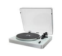 Aiwa APX-790BT/WH: Tocadiscos Bluetooth con transmisión por Correa y Tapa Antipolvo acrílica, 2 velocidades 33/45 RPM, Cápsula de Aluminio magnética, Brazo balanceado. Color: Blanco