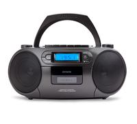 Aiwa BBTC-550BK - Minicadena portátil CD Radio AM/FM Bluetooth y USB