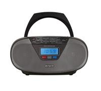 Aiwa bbtu-400bk: radio cd portátil con bluetooth y usb, pantalla a co