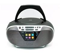 Aiwa bbtu-500dab/sl - radio cd portátil dab+ con pantalla a color 2.4