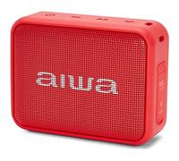Aiwa BS-200RD: Altavoz Inalámbrico Portátil Bluetooth, True Wireless Stereo, Impermeable. Color: Rojo