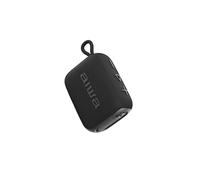 Aiwa BS-210BK - Altavoz Portátil Bluetooth TWS, Color Negro, 5W RMS, IPX7 Resistente al Agua, Micrófono Integrado, USB-C