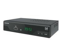 Aiwa DVBT-600 TDT HD, DVB-T2/C H.265 HEVC FTA Full HD PVR, USB, HDMI, SCART, sintonizador de TV Digital terrestre, TDT para TV Antigua de Alta definición, Mando a Distancia Universal 2 en 1