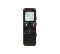 AIWA DVR-A600. Grabadora de Voz Digital con micrófono estéreo y Memoria incorporada de 16 GB. Color Negro