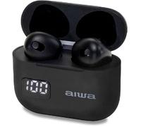 Auriculares Bluetooth Aiwa EBTW-100BK con estuche de carga/ Autonomía 3h/ Negros
