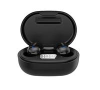 Aiwa EBTW-150BK: Auriculares Inalámbricos TWS, Almohadillas Memory Foam, Conexión Bluetooth 5.1, Pantalla LED, Carga Rápida. Color: Negro