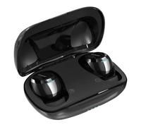 Aiwa EBTW-850 Gravity: Auriculares Bluetooth Qualcomm APT-X Deep Bass, Cancelación de Ruido, Resistentes al Agua, conexión automática, Asistente de Voz. Color: Negro