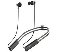 Aiwa ESBTN-880: Auriculares ANC con Bluetooth 5.0, Neckband, Deportivos, Magnéticos, inalámbricos, con micrófono, IPX4, Hyperbass, Sonido Hi-Fi, hasta 15 Horas de autonomía