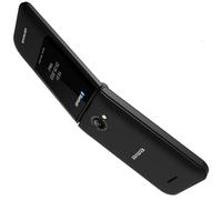 Aiwa FP-24BK: Teléfono Móvil Senior con Doble Pantalla, Dual SIM, Conexión Bluetooth, 32MB RAM + 32 MB ROM, microSD, diseño Slim, con Base de Carga, multilingüe, Negro