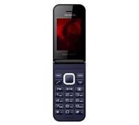 Aiwa FP-24BL: Teléfono Móvil Senior 2.4" con Doble Pantalla, Dual SIM, Conexión Bluetooth, 32MB RAM + 32 MB ROM, microSD, diseño Slim, Azul