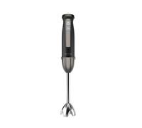 Aiwa Kenkiri 1500 ABL-1500 Batidora de Mano 1500 W, 40 Velocidades + Turbo, 6 Cuchillas Titanium Satoku®, Vástago Acero Inoxidable, Vaso Medidor 800 ml con Tapa, Anti-salpicaduras, BPA-Free. Negro