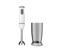 Aiwa Batidora de mano Kenkiri 800 600 W – 2 velocidades + Turbo – Vaso 500 ml – Blanco