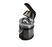 AIWA KORYU AJC-5000 - Exprimidor de palanca 120W, cuerpo y filtro de acero inoxidable, sin BPA, sistema antigoteo, base antideslizante, diseño compacto. Color: Acero Inox