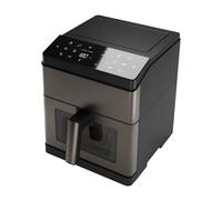 Aiwa Freidora de aire KUMADAI 8 L 1800 W - Pantalla táctil, 12 programas - Negro/Acero inoxidable