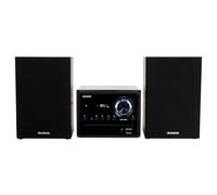 AIWA - MCBT-350, Mini Sistema Hi Fi Clase D de 20 W, Reproductor de CD MP3, Bluetooth 4.2 inalámbrico, Radio FM Digital 40 emisoras, USB Reproducción de Carga, entradas RCA, Salida de Auriculares