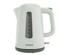 Aiwa Hervidor de agua Mizuchi AKT-2000 1,7L 2200W sin cables base 360° filtro extraíble Blanco