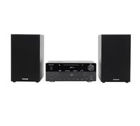 AIWA MSBTU-550 Mini Sistema Hi-Fi Estéreo 50 W RMS con Bluetooth 5.0, CD/MP3, USB (reproducción y Carga), Radio FM-PLL, AUX RCA/3,5 mm, Hyperbass, DSP. Color Negro