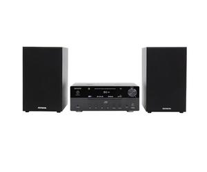 AIWA MSBTU-550 Mini Sistema Hi-Fi Estéreo 50 W RMS con Bluetooth 5.0, CD/MP3, USB (reproducción y Carga), Radio FM-PLL, AUX RCA/3,5 mm, Hyperbass, DSP. Color Negro