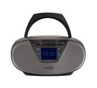 Aiwa BBTU-500DAB/BK - Radio CD Portátil Dab+ con Pantalla a Color 2.4". Bluetooth 5.0, USB, CD/CDR/RW/MP3, Dab+. Color: Negro