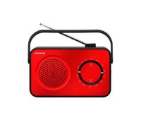 Aiwa radio sobremesa r-190rd color rojo