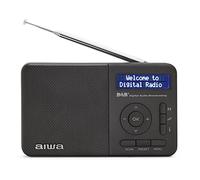 Radio Digital Portable Aiwa Rd-40dab/bk 50 Memorias Reloj Digital Altavoz 2 Bateria 3.7v