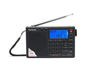 Aiwa RMD-77: Radio Multibanda, FM PLL DSP estéreo/SW/MW/LW, con Auriculares y Funda de Transporte