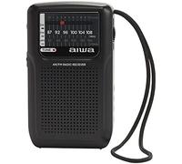 Aiwa rs-33 radio portátil analógica negro