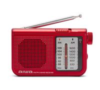 Aiwa RS-55 - Radio compacta en color rojo AM/FM Pilas AA