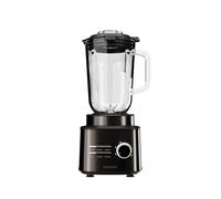 Aiwa Saberu 2500 ATB-2500 Batidora de Vaso 2500 W, Jarra de Vidrio 1,5 L, 6 Programas, Control de Velocidad, Auto-clean, 6 Cuchillas Satoku®. Color: Acero Inoxidable
