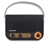 Aiwa Vintage Style Portable Radio & Speaker (Fm/Usb/Aux/Bt) NUEVO