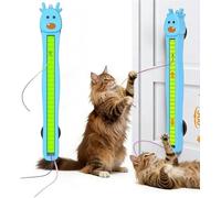 Aiwdeyi Auto Motion Flying Rope Cat Toy from Lazy to Crazy, Automatic Electric Wall Mounted Interactive Cat Toy, Flying Rope Design, Hands Free Motion Exercise, Boredom Relief For Indoor Cats