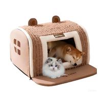 Aiwdeyi Caseta para Perros Pequeños,Caseta Cálida y Cómoda,Madriguera Acogedora para - para Pequeños y Medianos Cachorros Perros Descanso Interior Invierno Nuevos Dueños de Mascotas