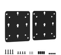 Aiweiwa Placa adaptadora de 2 paquetes compatible con Intel NUC Gen 13 12 11 10 8 7 6 5 pared escritorio y monitor placa de soporte compatible con NUC Mini PC soporte con tornillos