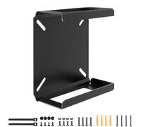 Aiweiwa Soporte Para Beelink Mini PC SER5/SER5 Pro/SER5 Max/S12 Pro/S13/SER6 Pro/SER3/SER4/EQ12/EQ13/Mini S/S12/SEi12/SEi12 Pro, Montaje VESA/Pared/Bajo Escritorio, Metal, Negro
