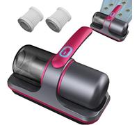 AIWEIYER Instrumento de eliminación de ácaros Fuertes de Alta frecuencia para el hogar, aspiradora de Cama con luz UV, aspiradora de colchón de Mano, Doble Ritmo de Alta frecuencia inalámbrico Fuerte