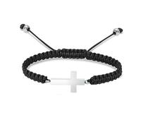 AIWENXI Cremación joyería cruz urna pulsera para cenizas para mujeres hombres Memorial ajustable artificial ceniza de recuerdo urna pulsera
