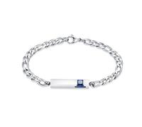 AIWENXI Joyería de cremación con barra cilíndrica, pulseras de urna para cenizas para hombres y mujeres, acero inoxidable, pulsera conmemorativa de cenizas de piedra natal, 1.57, No es una piedra
