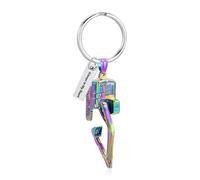 AIWENXI Llavero de urna para cenizas de excavadora para hombre, joyería de cremación, llavero para mascotas, colgante de ceniza