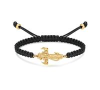 AIWENXI Pulsera de cremación de cruz para cenizas, anzuelos, pulsera para hombres y mujeres, acero inoxidable, cuerda trenzada celta, recuerdo, cenizas, joyería, 1.57, No es una piedra preciosa