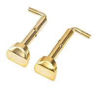 Aiwjeakh 2 piezas aleación violín barbilla tornillo violín mentonero pinzas accesorios para violín 4/4 3/4