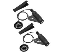 Aiwjeakh 2 unidades de pastilla de micrófono de contacto, ecualizador SMD, pastilla de instrumentos, guitarra, violín, banjo, ukelele, accesorios A