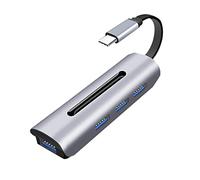 Aiwjeakh 4 en 1 Hub USB C tipo C estación de acoplamiento USB3.0 5Gbps adaptador multipuerto portátil dongle para ordenador portátil Pro
