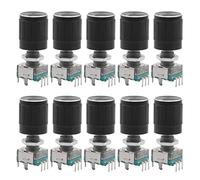 Aiwjeakh (7 20 mm, 10 unidades de 360 grados EC11, interruptor de código, potenciómetro digital con tapas)
