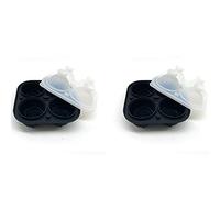 Aiwjeakh Bandejas 3D Rose Silicona 4 bandejas con tapa extraíble en forma de embudo