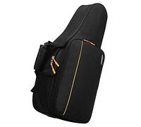 Aiwjeakh Bolsa de transporte para saxofón alto de tela Oxford gruesa con doble hombro y espacio de almacenamiento adicional cargado con música