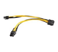 Aiwjeakh Cable de alimentación PCI Express GPU de 8 a 2 x 8 (6+2) para PC/portátil/máquina de minería, 10 unidades