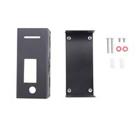 Aiwjeakh Caja de aleación de aluminio para extensión de punto de acceso tarjeta Rainsun estación de radio WiFi módem de voz W negro