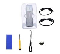 Aiwjeakh Carcasa de aleación de aluminio M.2 tipo C USB 3.2, interfaz NVMe de 10 Gbps NVMe JMS583 de acuerdo único con cables duales
