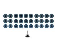 Aiwjeakh Disco de lijado de 50 mm con solapa de 5 cm para herramientas abrasivas de bloqueo de rollo Rolor, se adapta a pulido de metal, hierro, óxido y muela de molienda